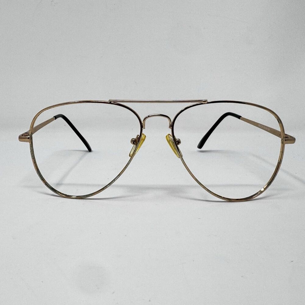 Authentic Ray-Ban RB3025 Aviator Gold Sunglass Frames 56-14-135 Italy